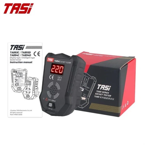 Máy kiểm tra ổ cắm điện TASI TA890