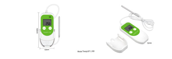 Thiết bị ghi dữ liệu nhiệt độ và độ ẩm USB đa năng TZONE TempU07 L100 - Hình ảnh 2